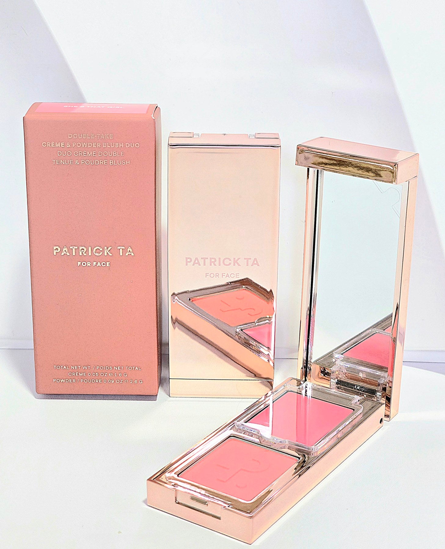 Patrick Ta Mini Major Headlines Double-Take Créme & Powder Blush Duo