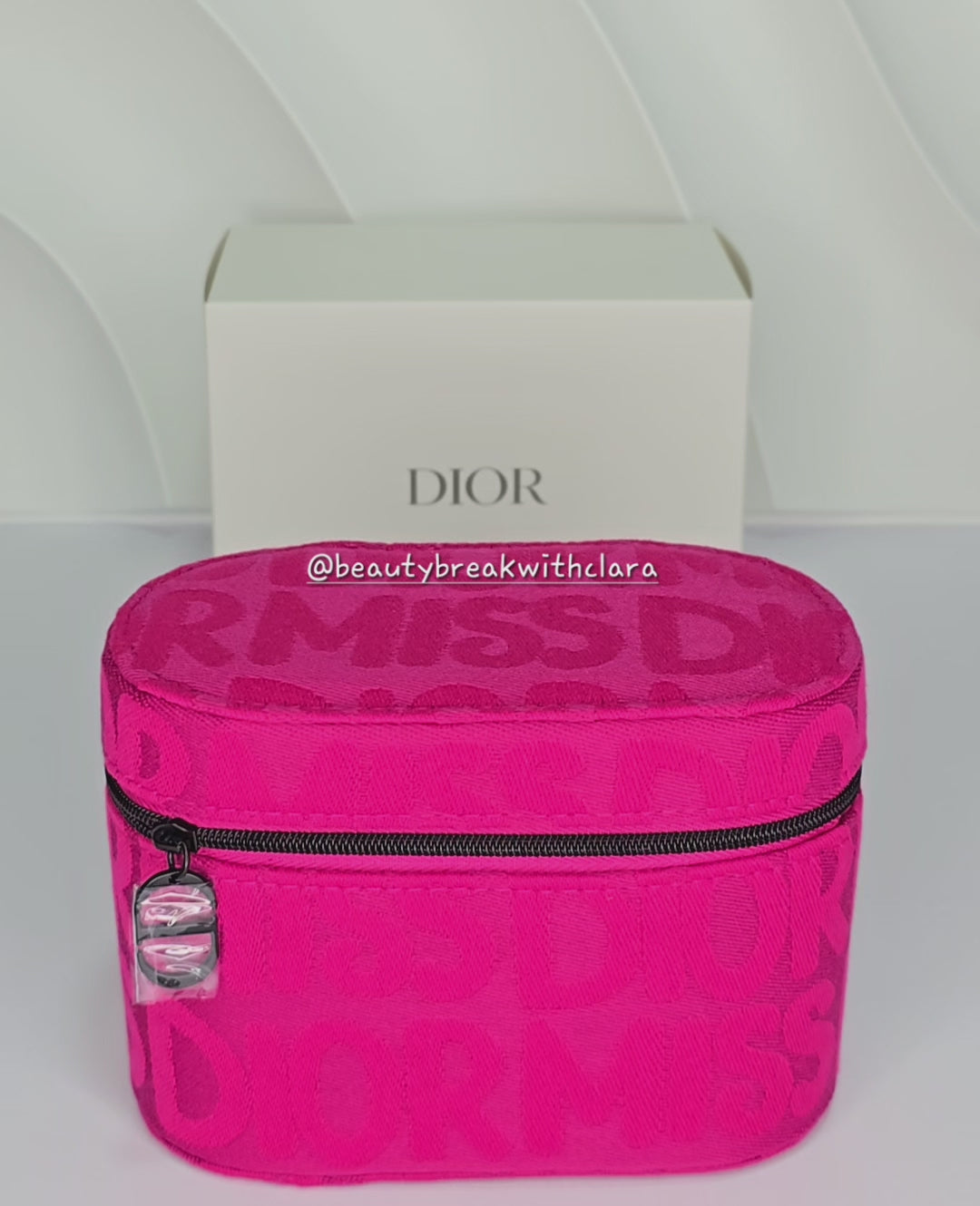 Dior Fuchsia Pink Vanity Case (with box)