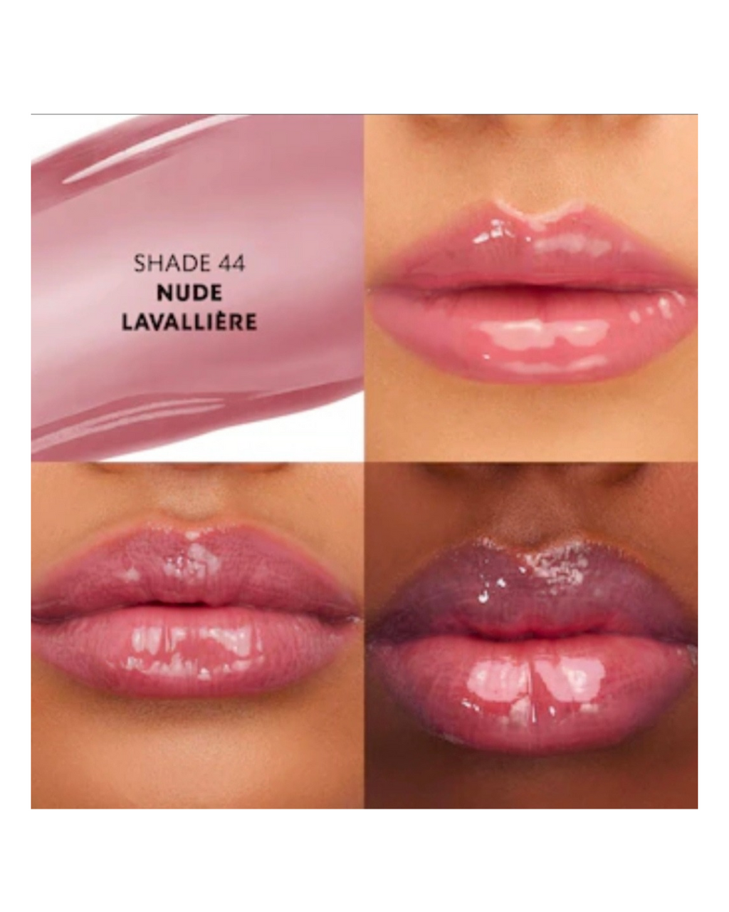 YSL Loveshine Plumping Lip Oil Gloss in 44 Nude Lavalliere Mini 1.4ml (with box)