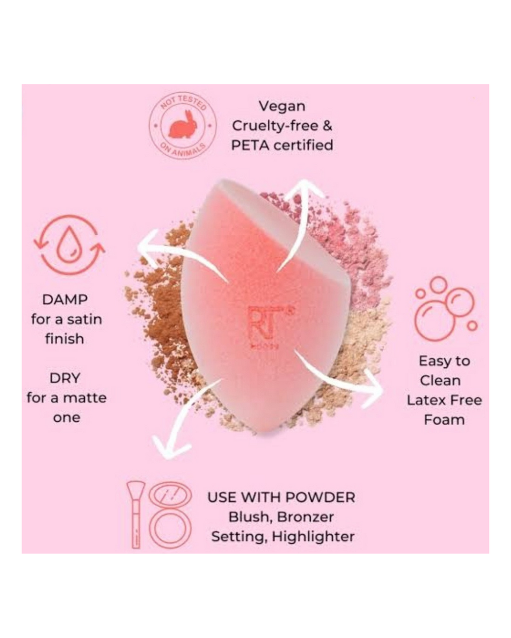 Real Techniques Miracle Powder Sponge