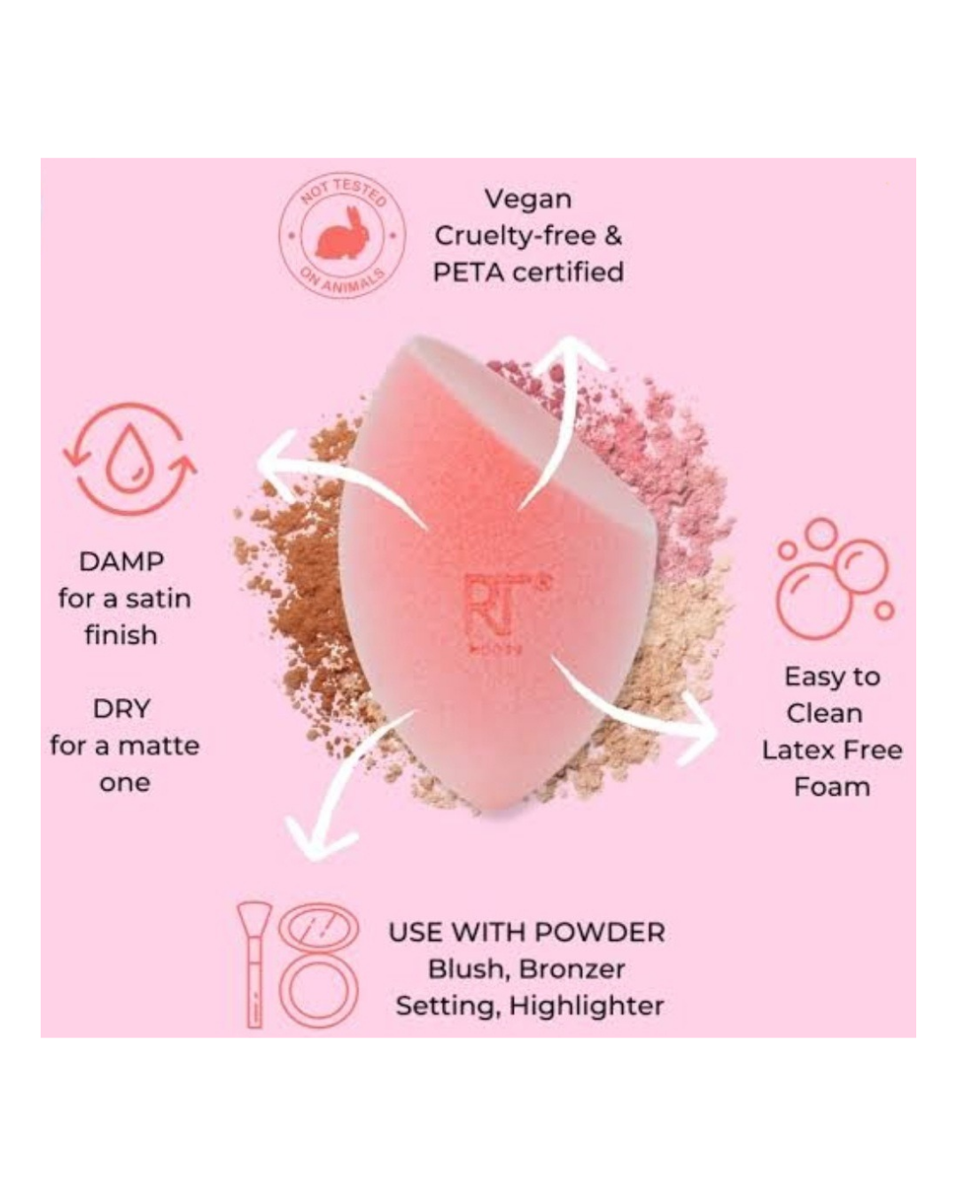 Real Techniques Miracle Powder Sponge