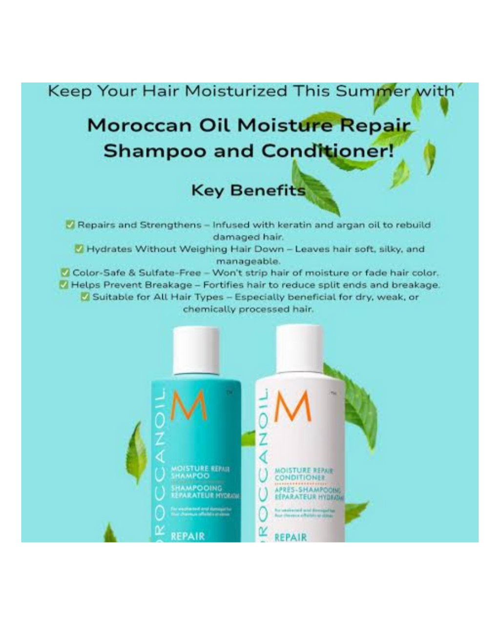 Moroccanoil Hydration-Repair Shampoo & Conditioner Set