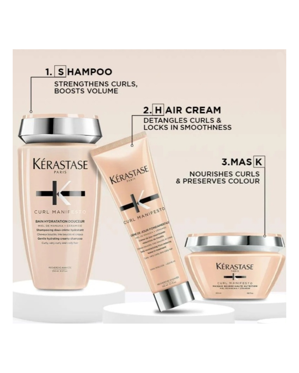 Kerastase Ultimate Professional Care for All Curls & Coils Set
