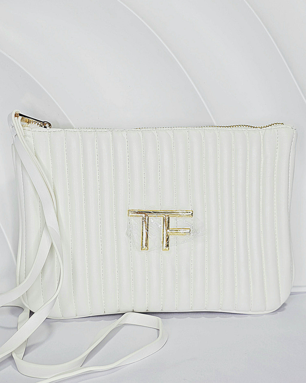 Tom Ford White Pouch with Sling