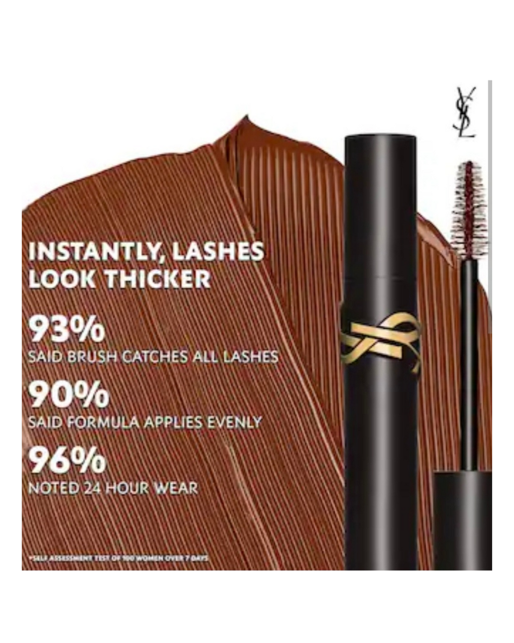 YSL Lash Clash Mascara in 02 Uninhibited Brown 2ml