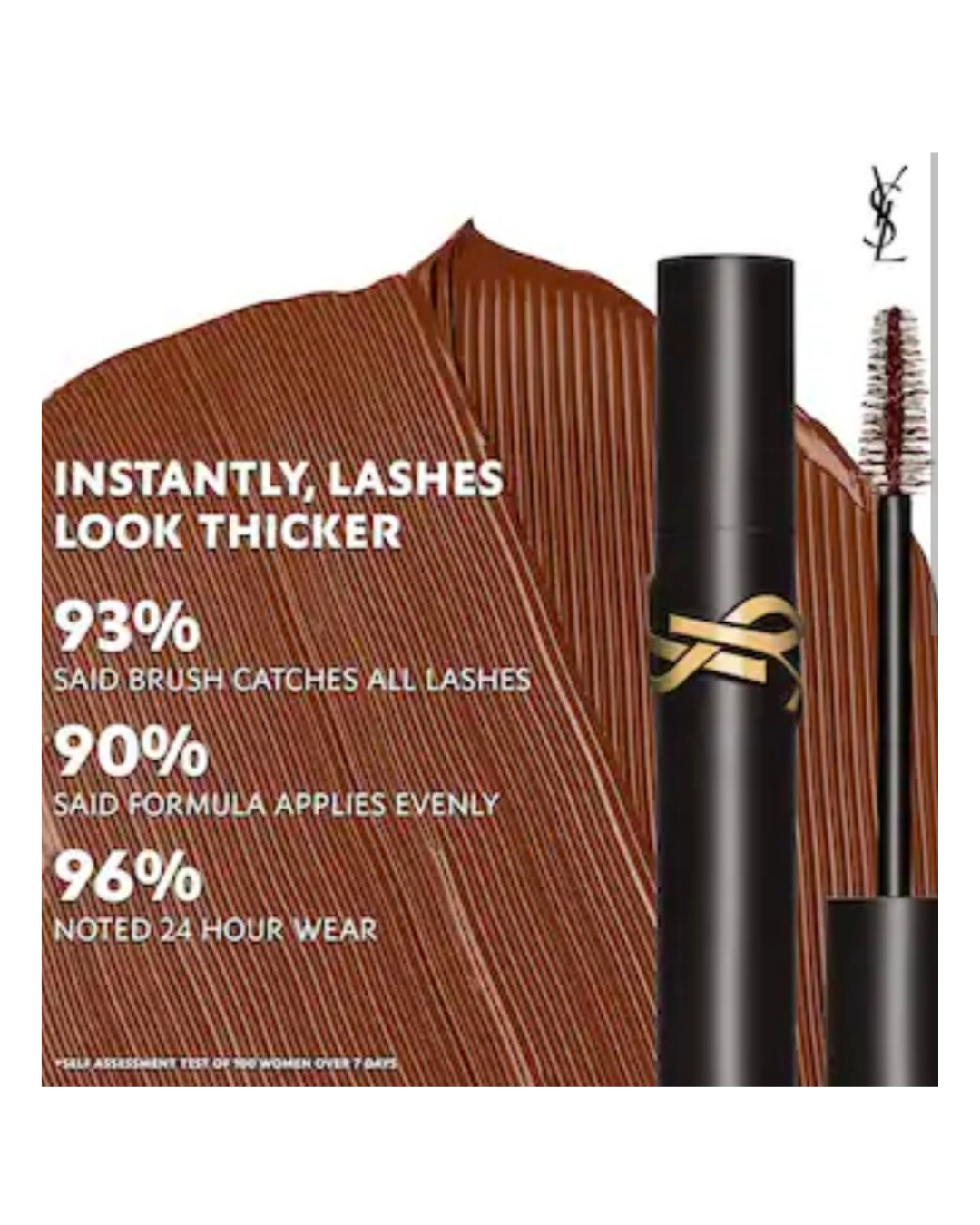 YSL Lash Clash Mascara in 02 Uninhibited Brown 2ml