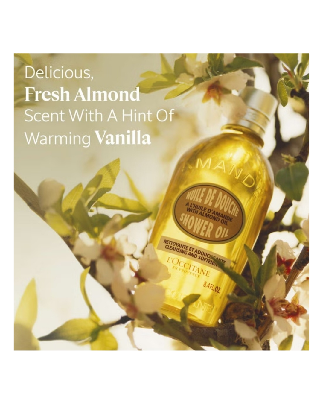L'occitane Amande Shower Oil 35ml