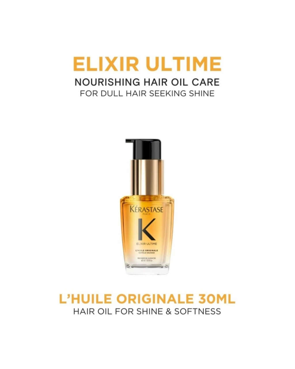 Kerastase Elixir Ultime Hydrating Hair Oil 15ml
