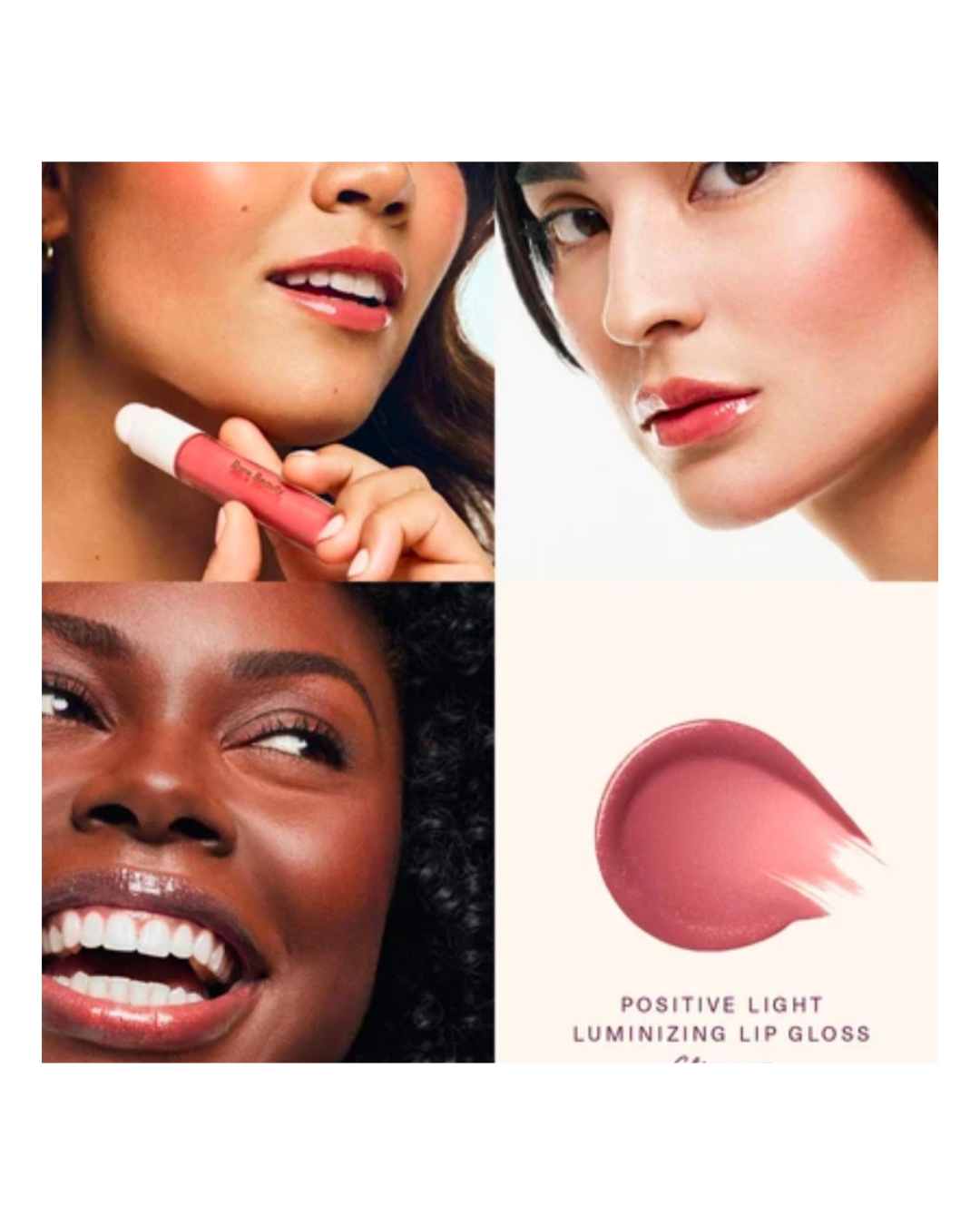 Rare Beauty Positive Light Luminizing Lip Gloss in Glimmer