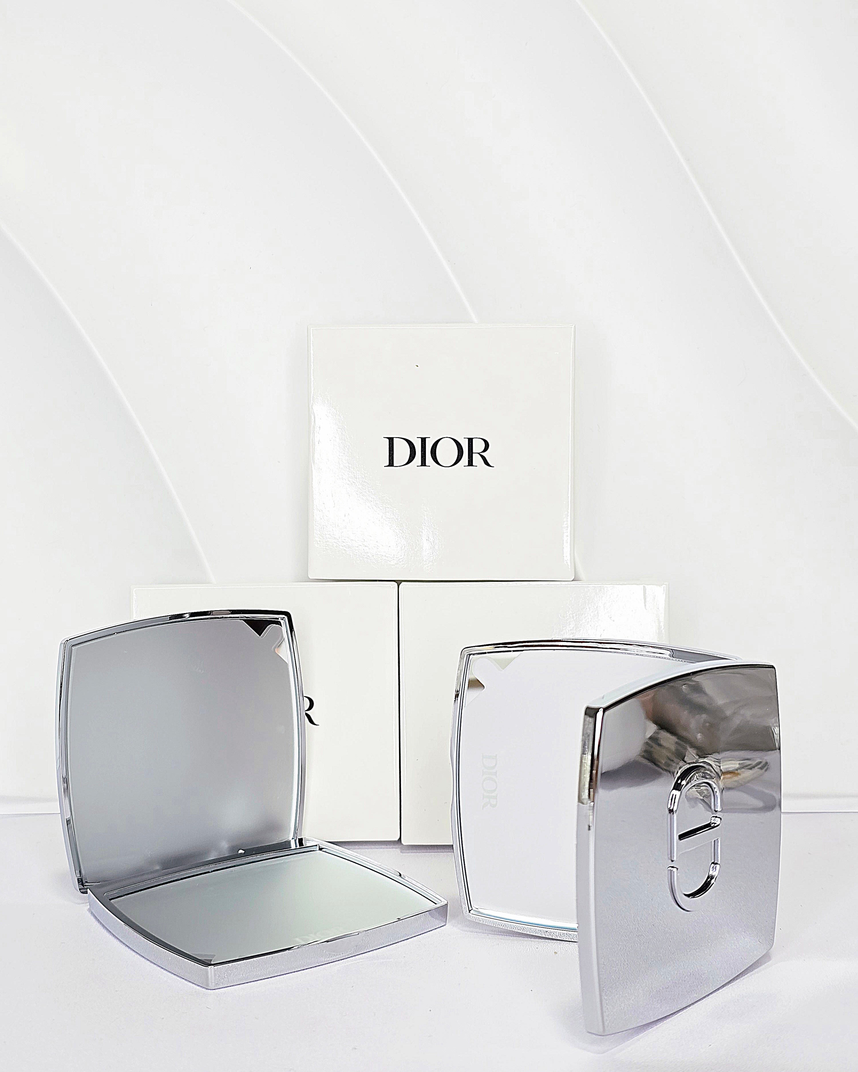 Dior Silver Compact Mirror (with box)