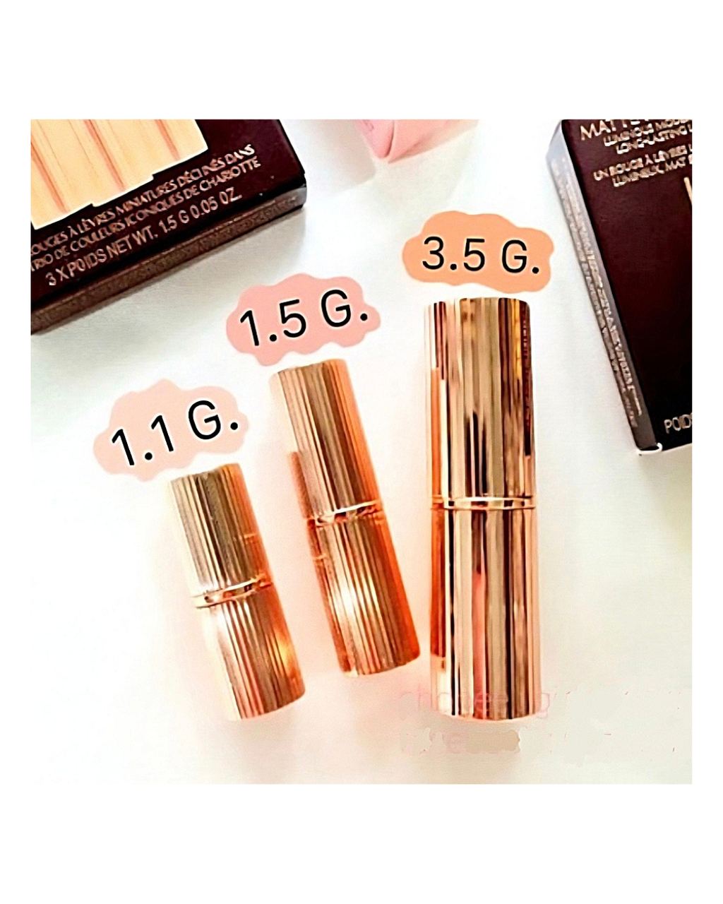 Charlotte Tilbury Iconic Mini Lip Trio Kit 1.5g × 3