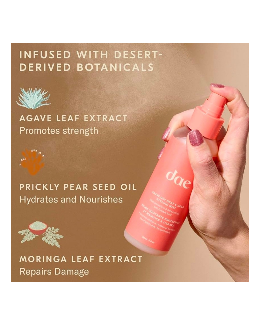 Dae Agave Dry Heat & Hold Styling Mist 50ml