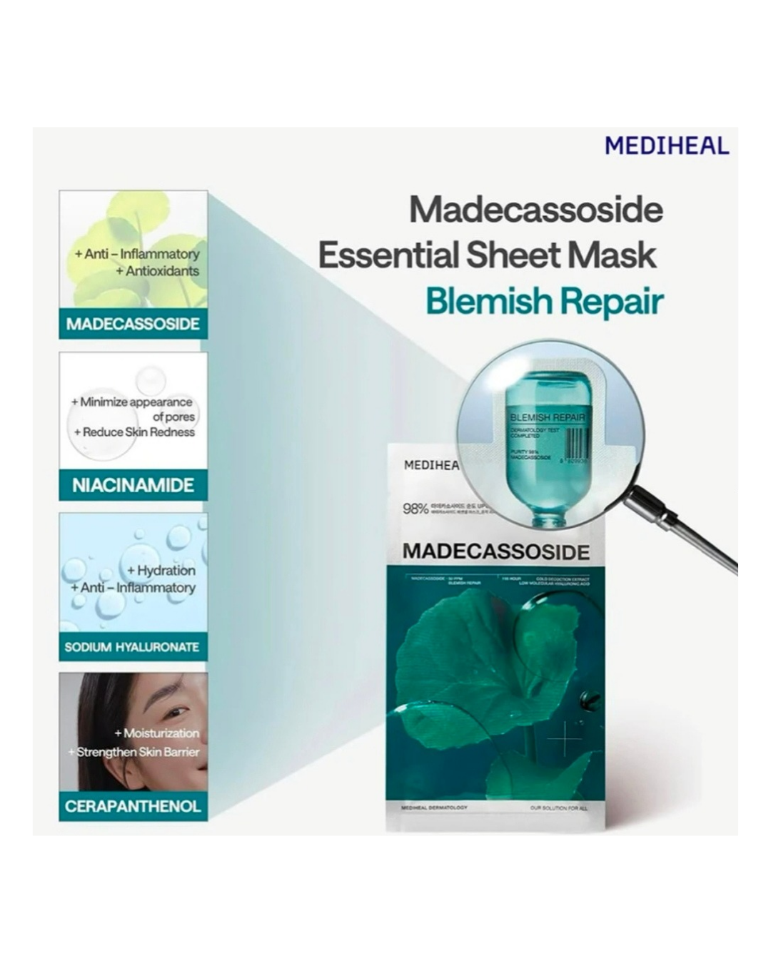 Mediheal Madecassoside Blemish Repair Mask 24ml