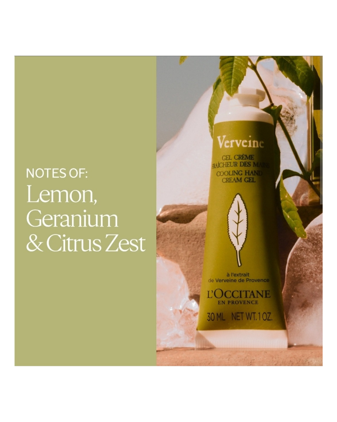 L'occitane Cooling Hand Cream Gel 10ml