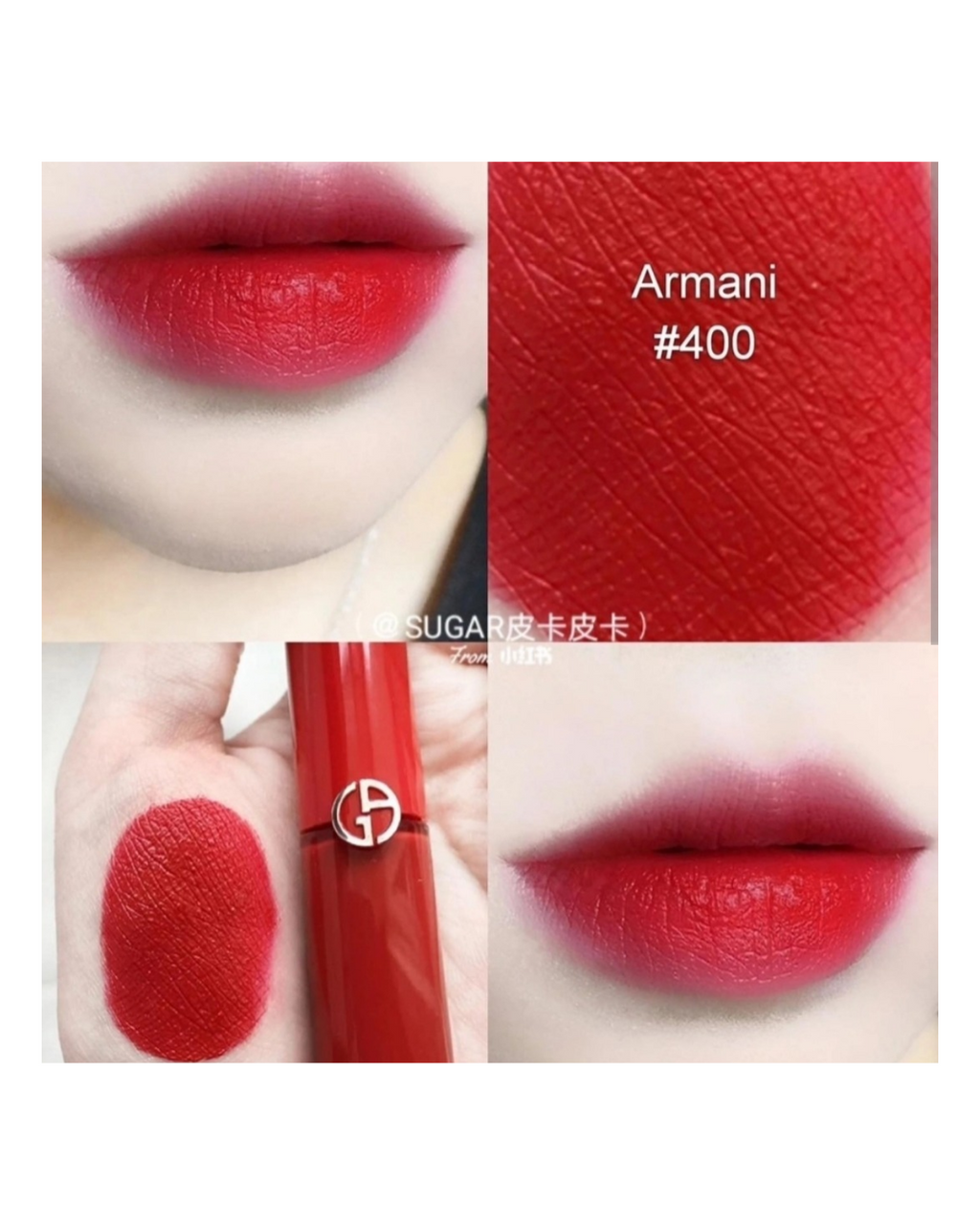 Giorgio Armani Lip Maestro in 400 The Red 1.5ml