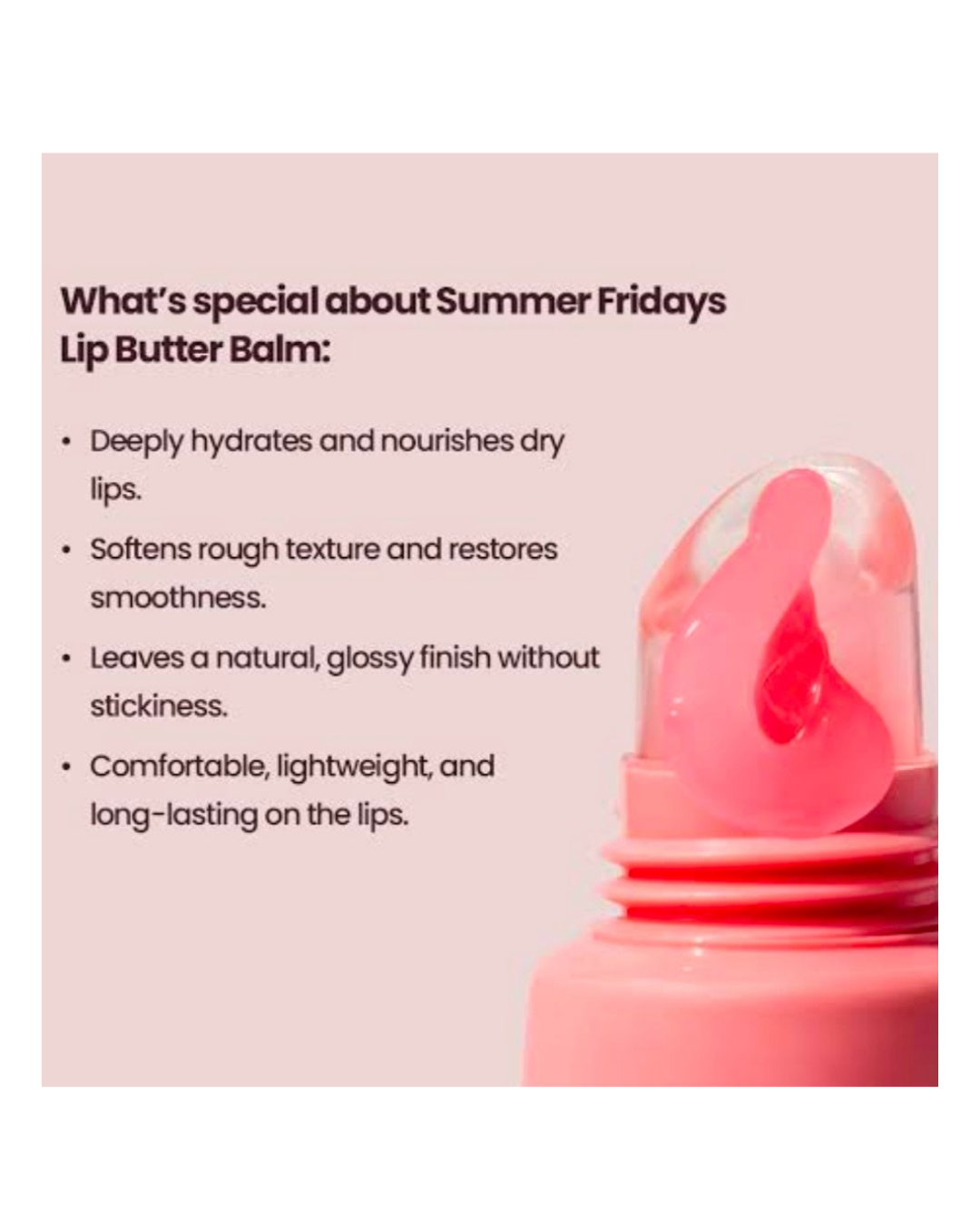 Summer Fridays Lip Balm in Pink Sugar