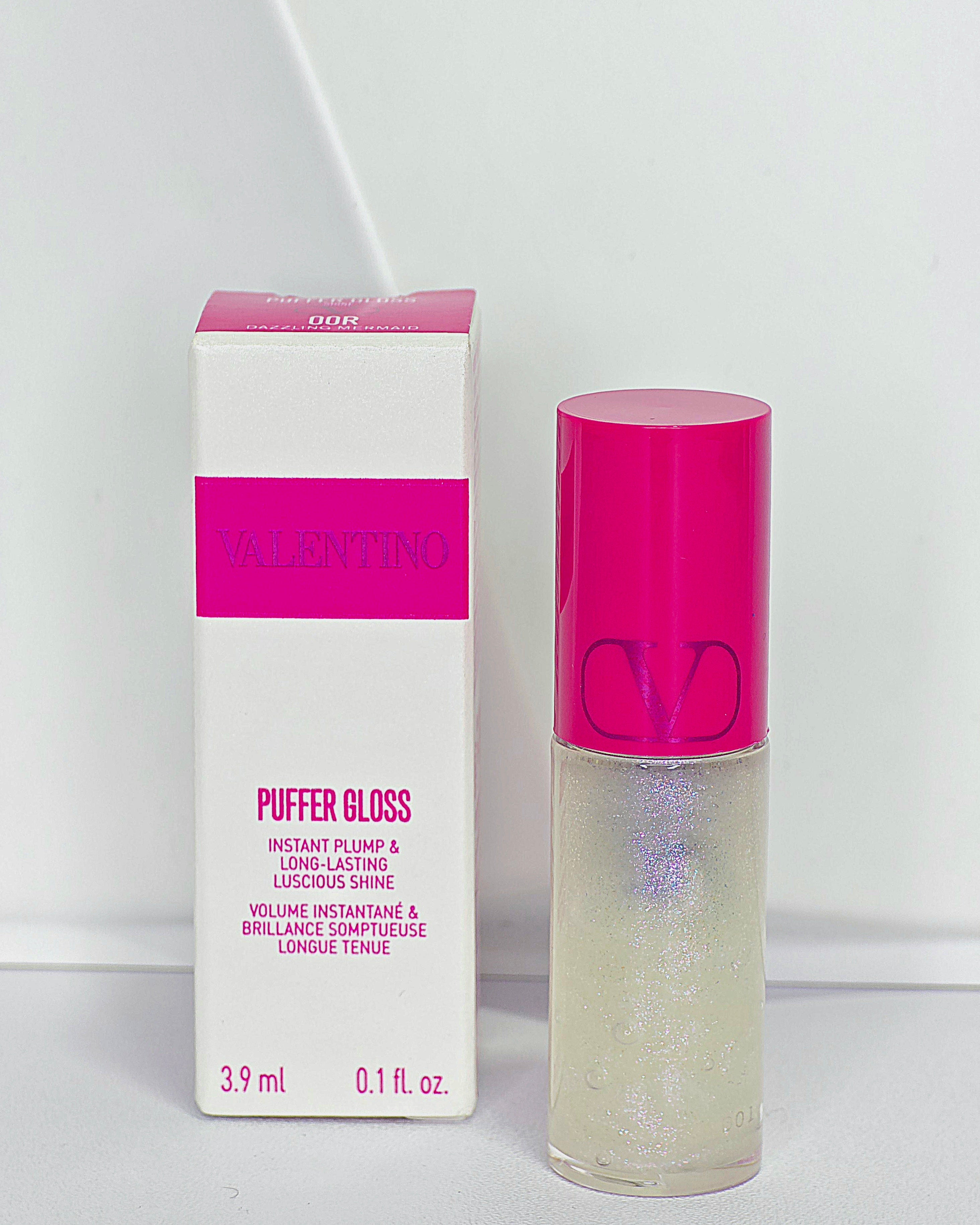 Valentino Puffer Gloss in 00R Dazzling Mermaid 3.9ml