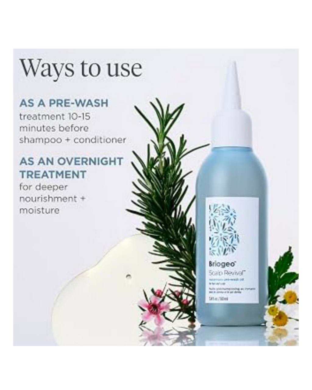 Briogeo Scalp Revival Rosemary Pre-Wash Oil 30ml