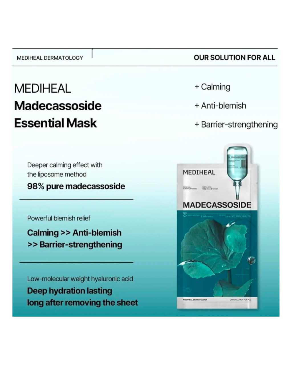 Mediheal Madecassoside Blemish Repair Mask 24ml