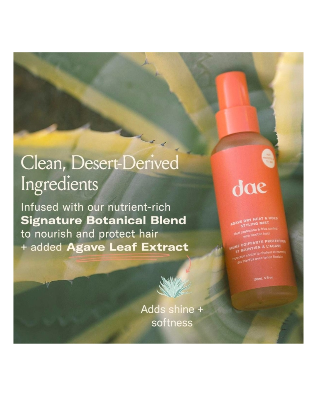 Dae Agave Dry Heat & Hold Styling Mist 50ml