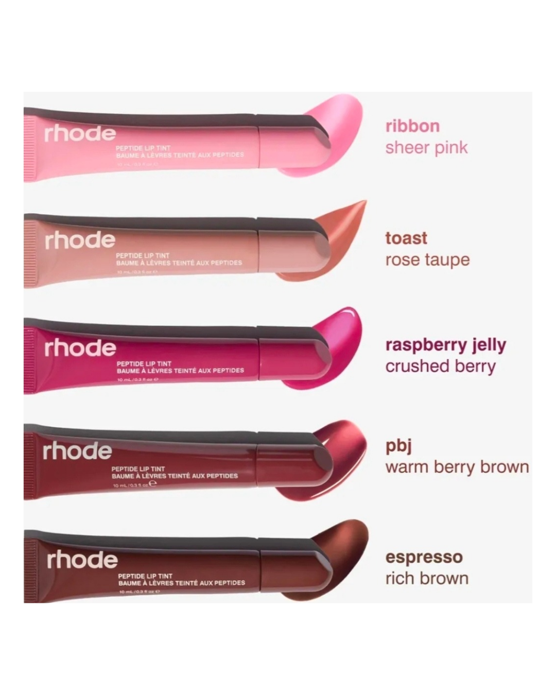 Rhode Peptide Lip Tint in Ribbon
