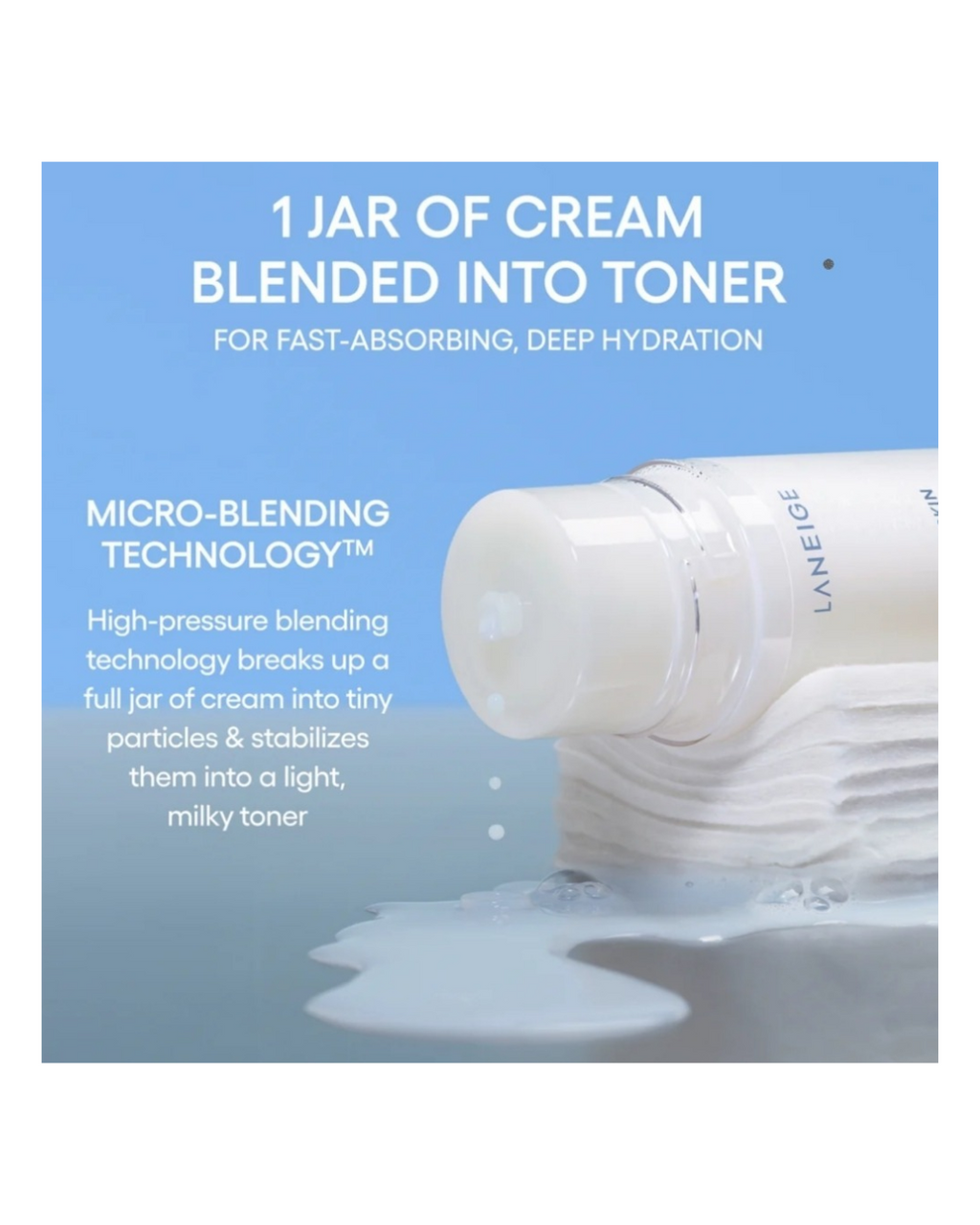 Laneige Cream Skin Cerapeptide Toner & Moisturizer 25ml