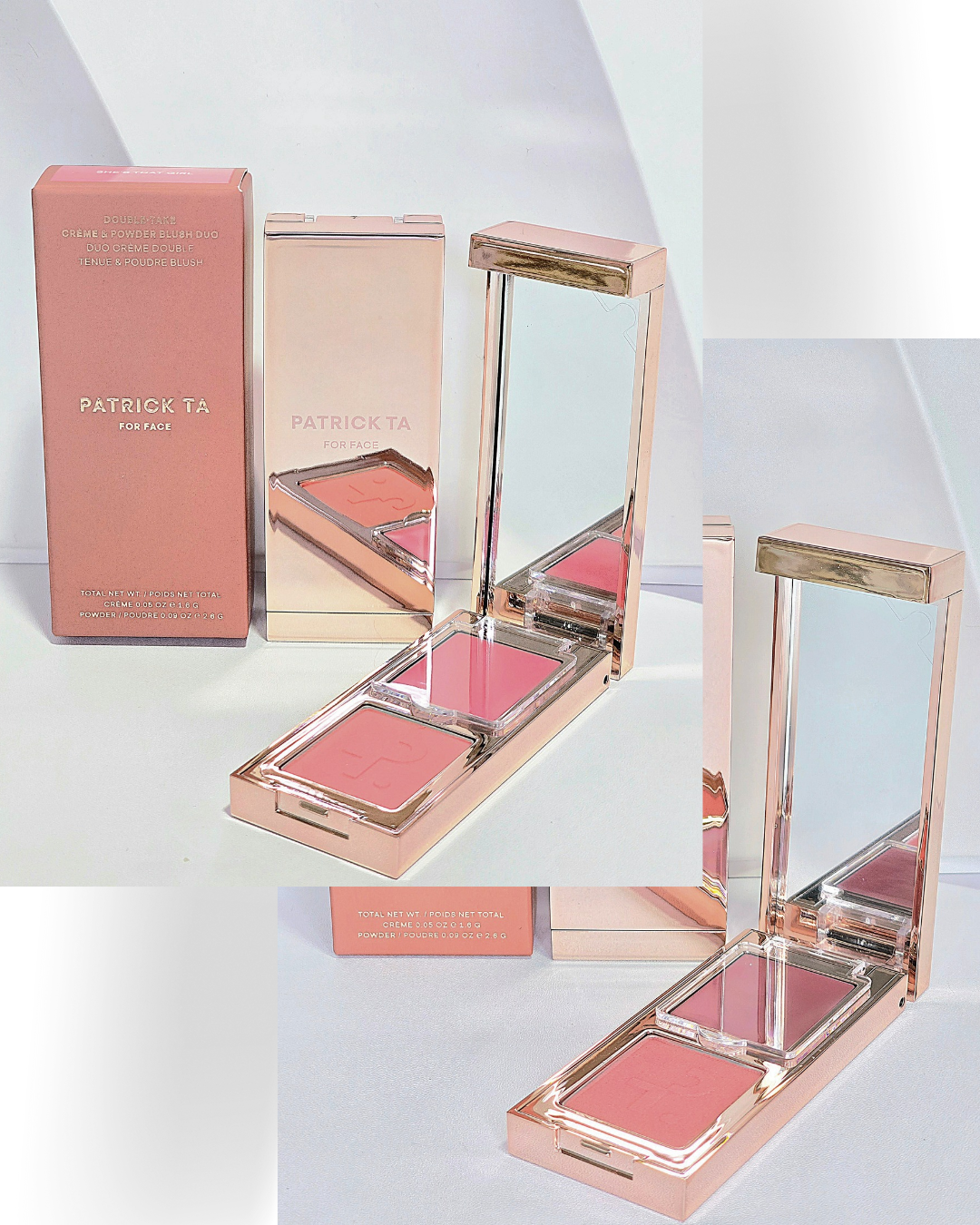 Patrick Ta Mini Major Headlines Double-Take Créme & Powder Blush Duo