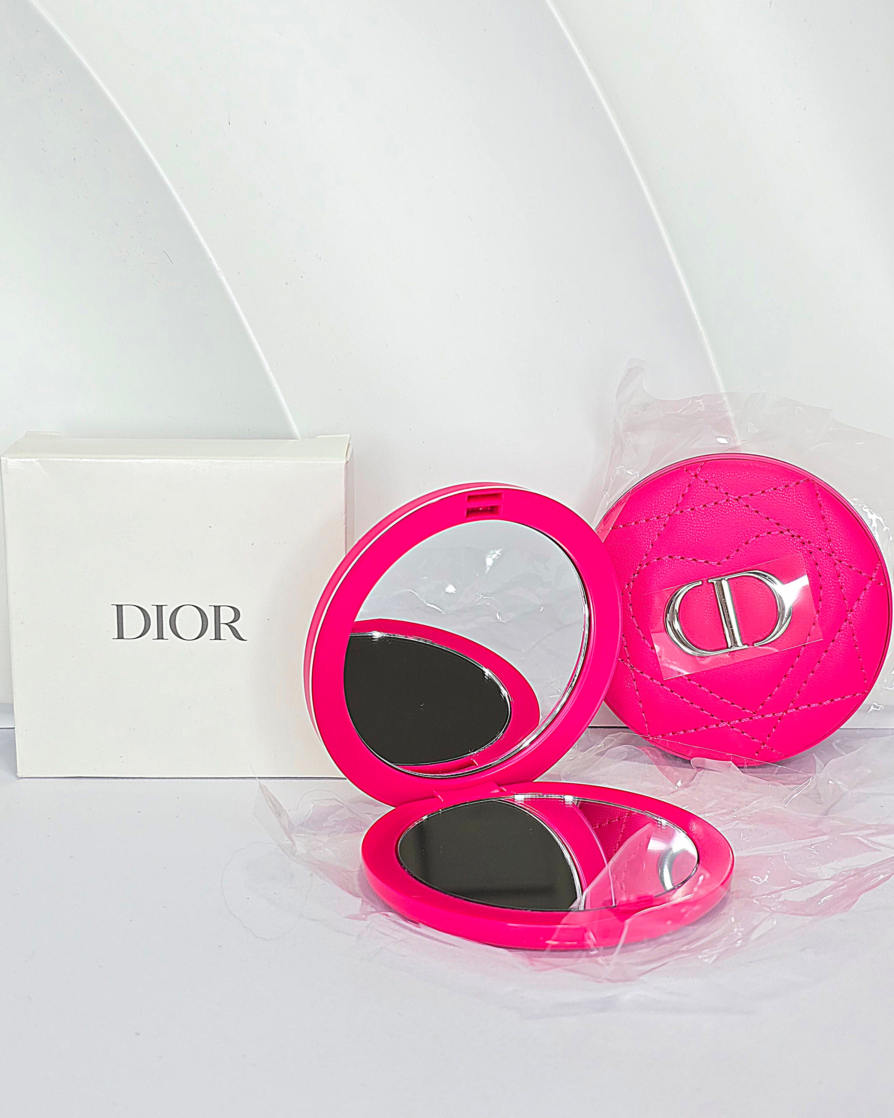 Dior Round Mirror Hot Pink (with box)