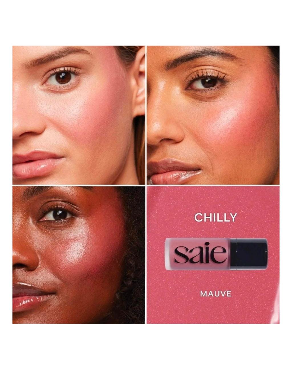 Saie Dew Blush Liquid Cheek Flush in Chilly 5ml
