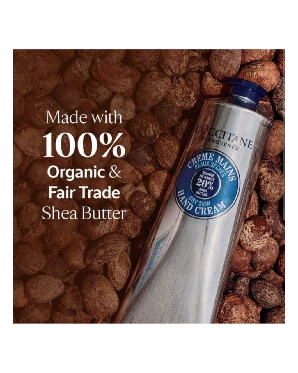 L'occitane Dry Skin Hand Cream 10ml (silver)