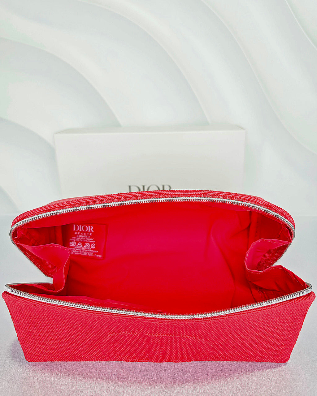 Dior Red Cosmetic Case (with box)