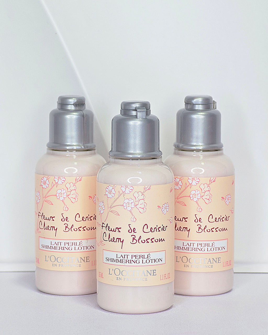 L'occitane Cherry Blossom Shimmering Lotion 35ml