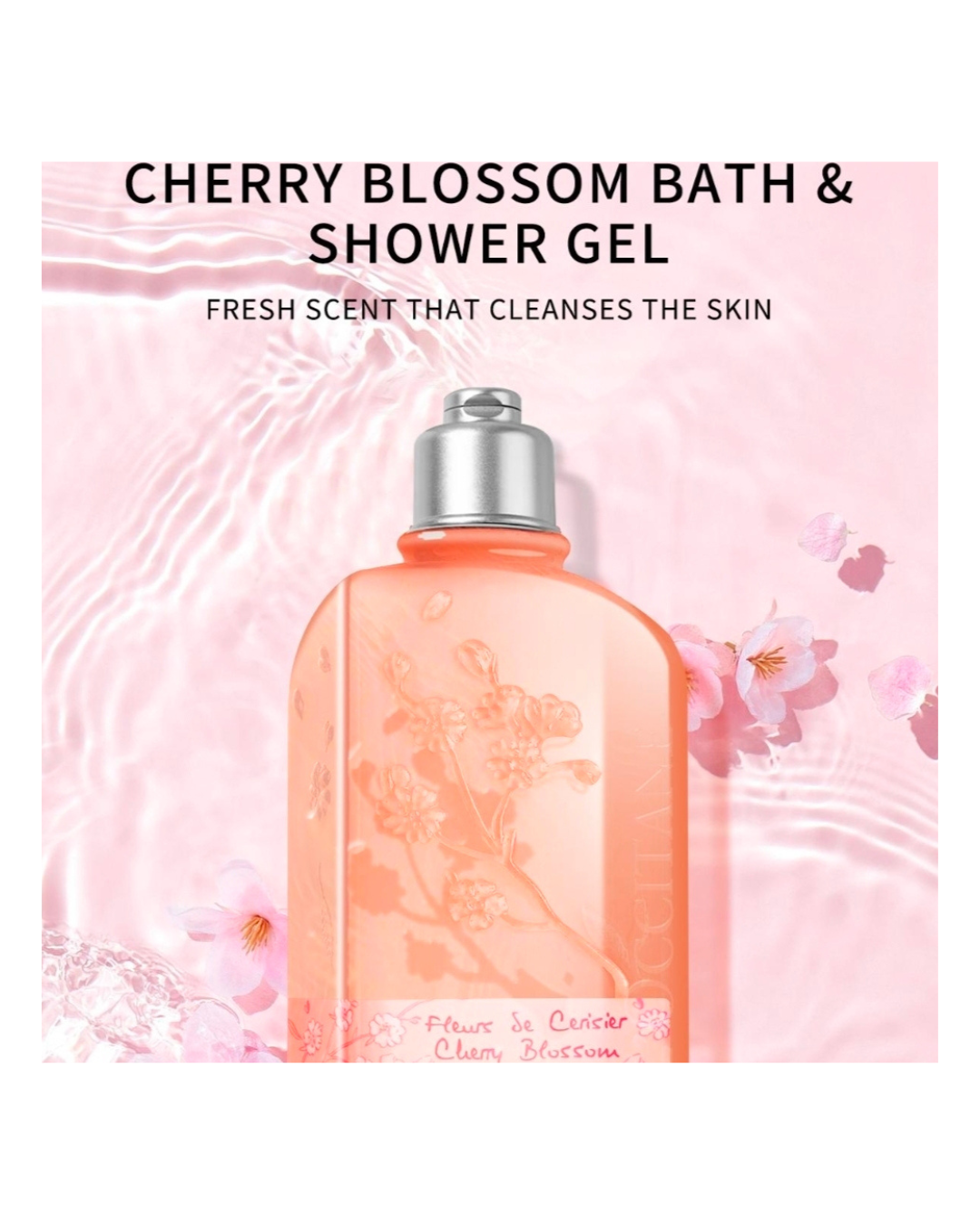 L'occitane Cherry Blossom Bath & Shower Gel 35ml