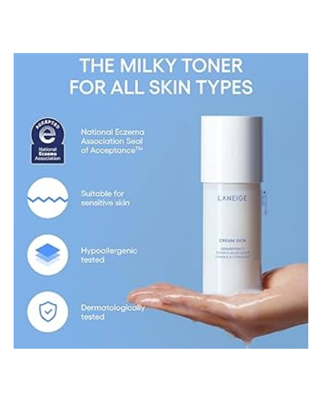 Laneige Cream Skin Cerapeptide Toner & Moisturizer 25ml