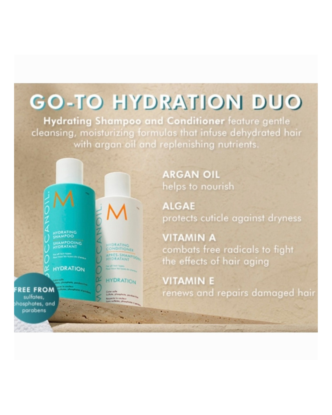 Moroccanoil Hydration-Repair Shampoo & Conditioner Set