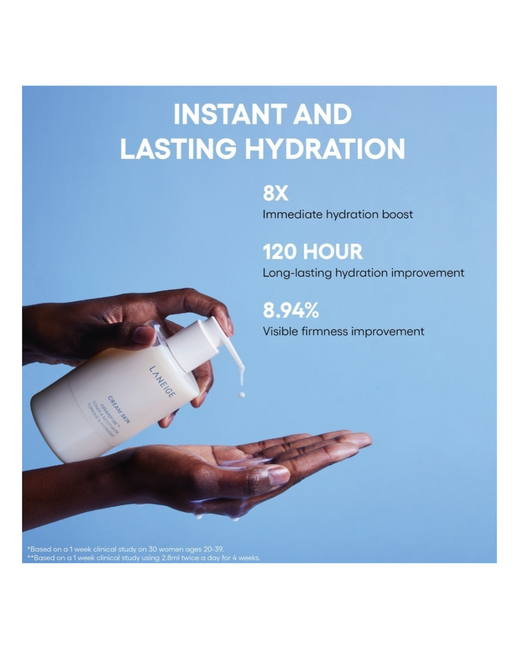 Laneige Cream Skin Cerapeptide Toner & Moisturizer 25ml