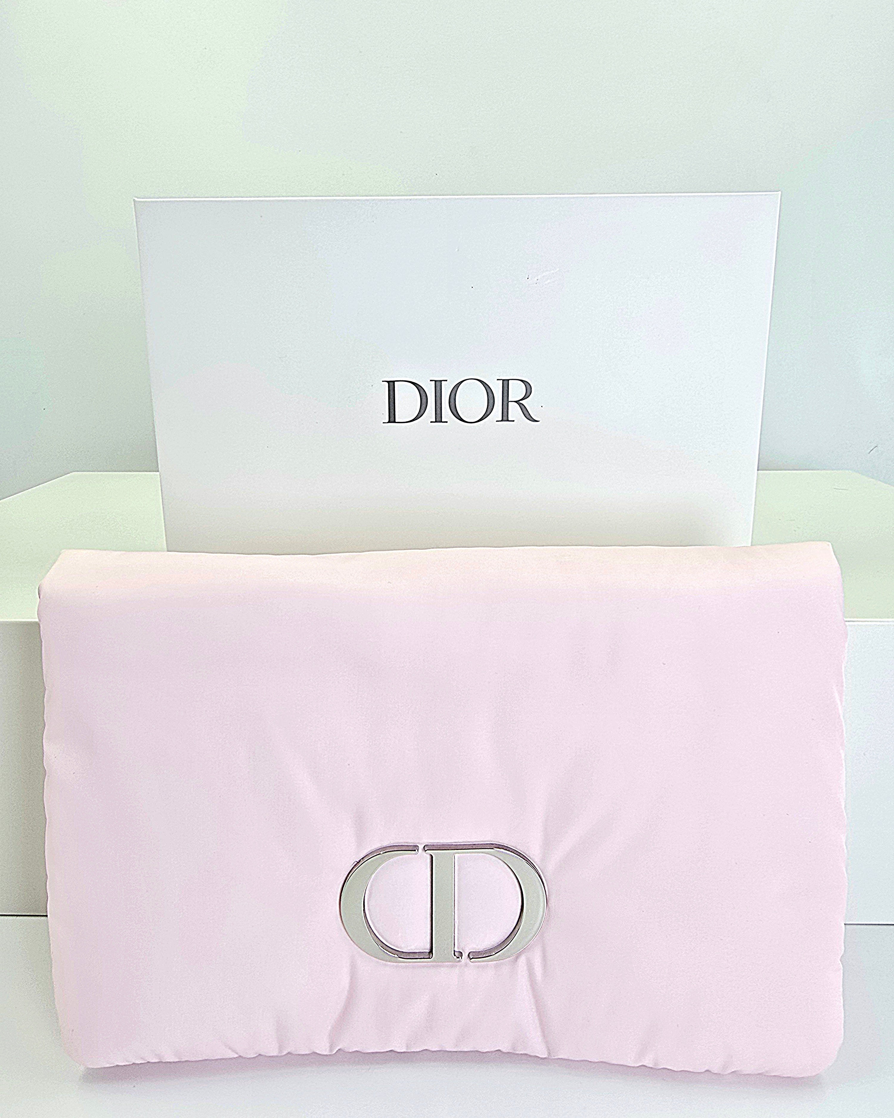 Dior Pink Puffy Pouch (with box)