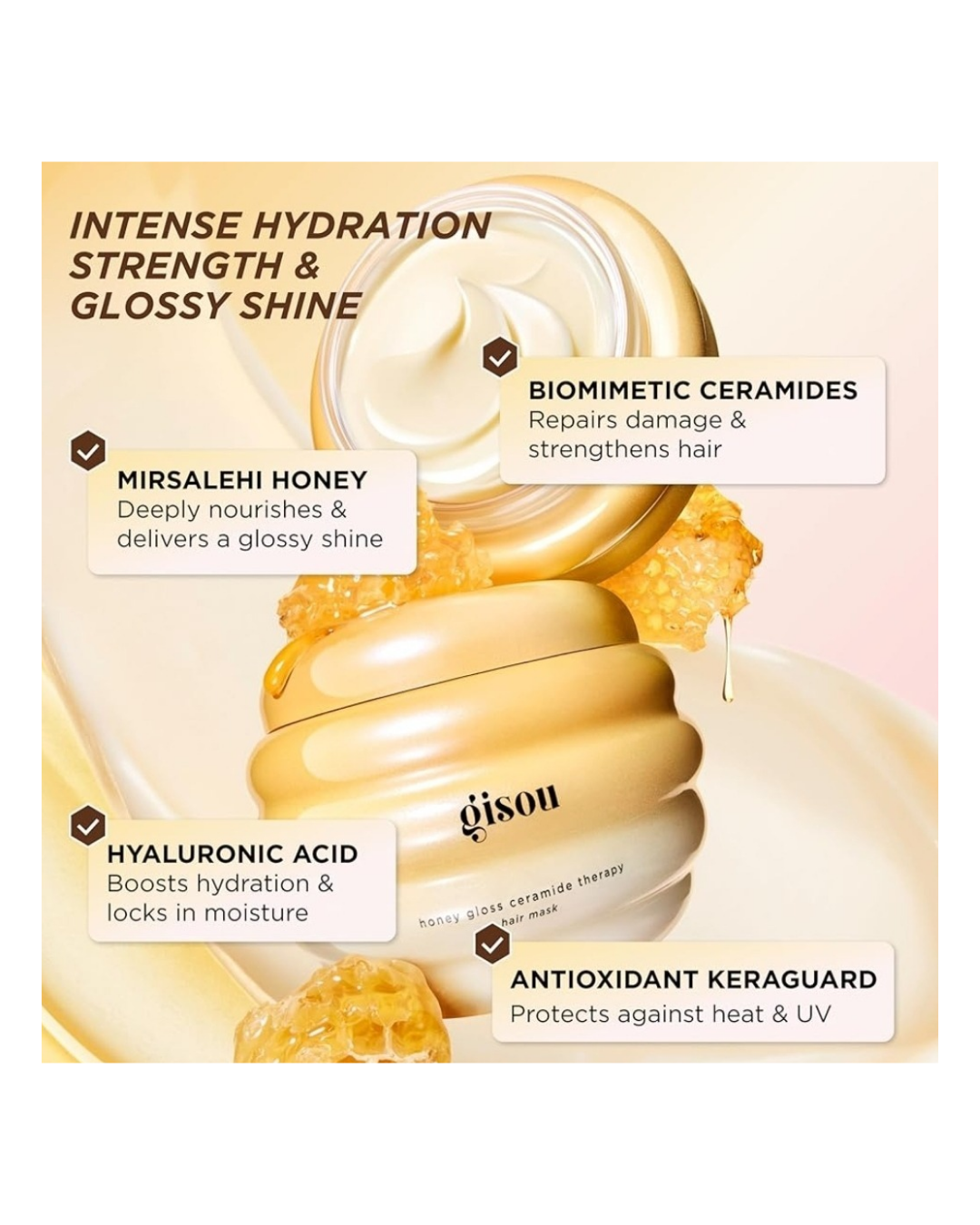 Gisou Honey Gloss Hair Mask 30ml