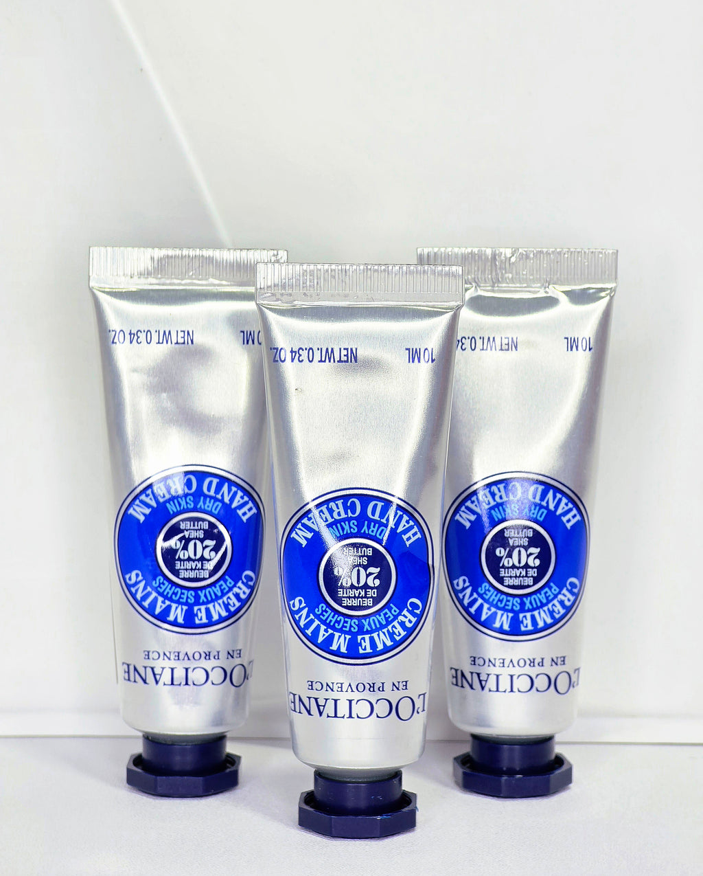 L'occitane Dry Skin Hand Cream 10ml (silver)