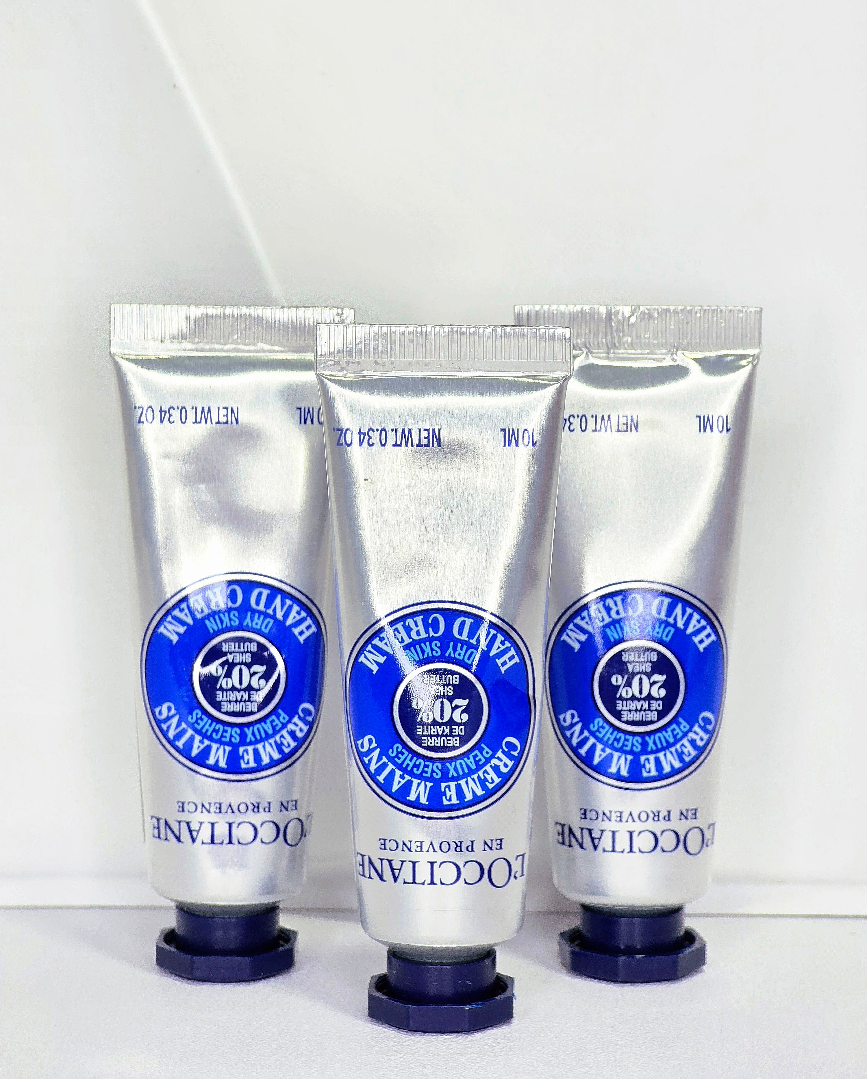 L'occitane Dry Skin Hand Cream 10ml (silver)