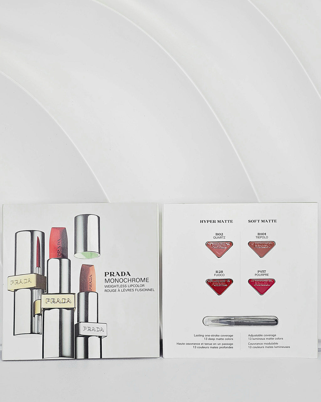 Prada Monochrome Weightless Lipcolor Sampler