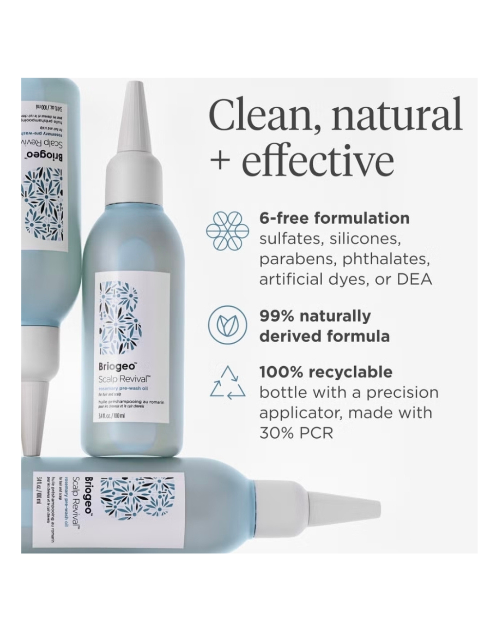 Briogeo Scalp Revival Rosemary Pre-Wash Oil 30ml